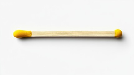 Matchstick Isolated on Plain White Background