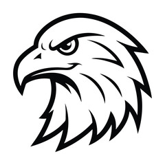 eagle head vector illustration