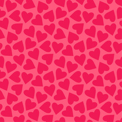 seamless heart pattern and background vector illustration