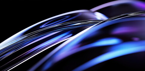 glass and Liquid matte abstract wave. 3d rendering illustratiuon.