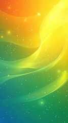 Vibrant Yellow Green Abstract Background, Nature