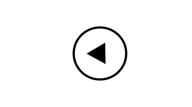 Play and pause button symbol . Play sign.
