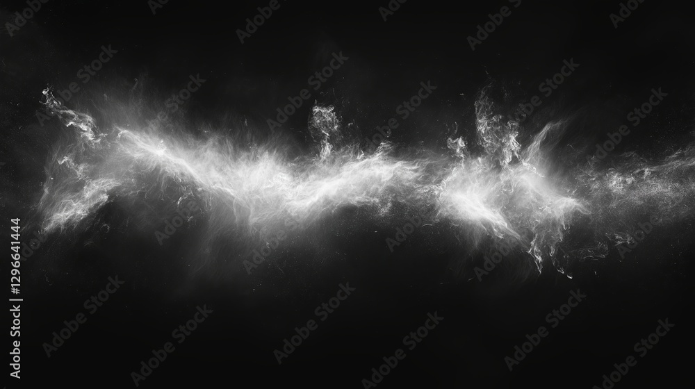 Poster a smooth, gradient nebula fading into darkness