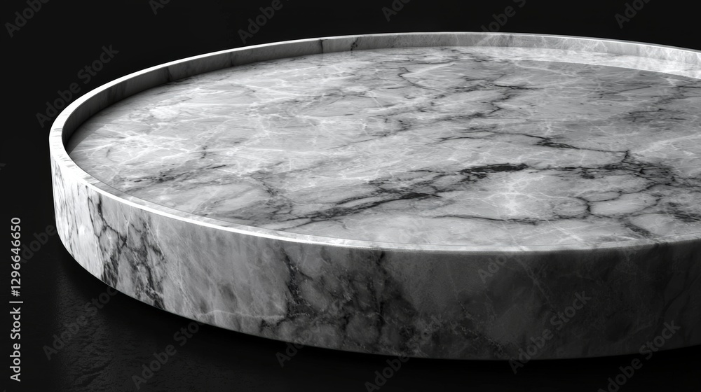 Poster beautiful marble table showcasing natural veins and patterns creating a unique centerpiece for any s