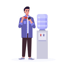 024 - Character with cooler