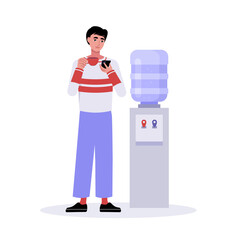 024 - Character with cooler