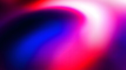 A vibrant abstract composition featuring a blend of glowing colors and soft forms