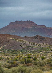 Rocky plateau landscape, los altares town, chubut argentina