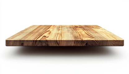 Smooth Wooden Surface with Natural Grain and Texture for Background