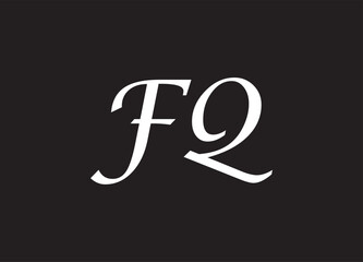 FQ letter logo and initial logo design