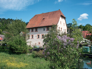 Obraz premium Ehemaliges Pflegschloß Velden