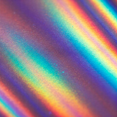 Vibrant Holographic Gradient – Abstract Light Reflection with Iridescent Colors