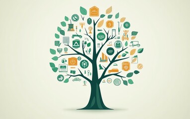 Tree symbolizing ecofriendly investment strategy