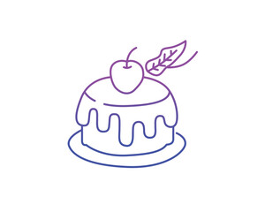 Minimalist Cake Vector Clip art, Icons, and Graphics for Free Download