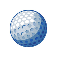 Detailed Golf Ball Vector Art, Classic Golf Ball Vector Illustration.