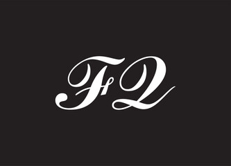 FQ letter logo and initial logo design