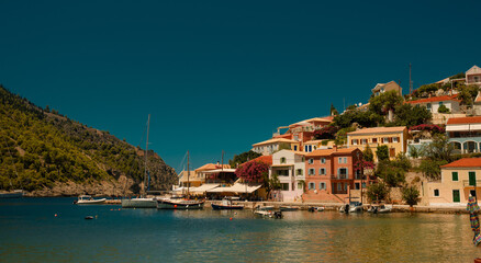 Fototapeta premium Italian Town on Mediterranean