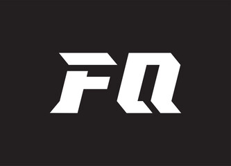 FQ letter logo and initial logo design