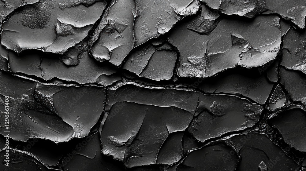 Poster black and white wall featuring monochromatic patterns and textures creating a striking visual contra