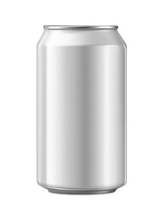 Blank aluminum can ready for custom design and branding