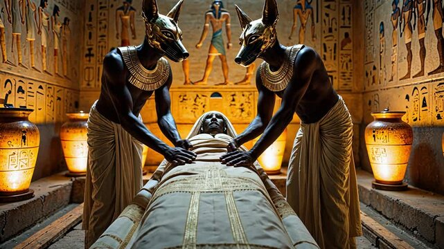 Exploring the Ancient Egyptian Burial Rituals Associated with Anubis Figures