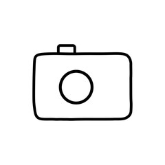  Camera Icon  Minimal Line Art Vector