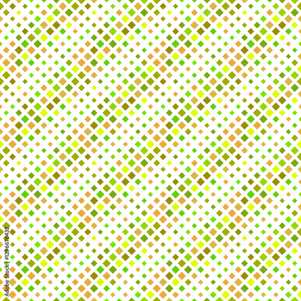 Poster seamless diagonal square pattern background - geometrical colorful vector design