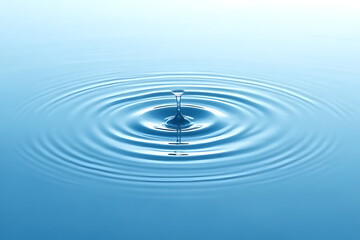 water, drop, blue, ripple, liquid, splash, abstract, droplet, wave, nature, clear, rain, drip, circle, 