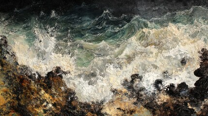 Coastal Waves with Abstract Elements in High Contrast