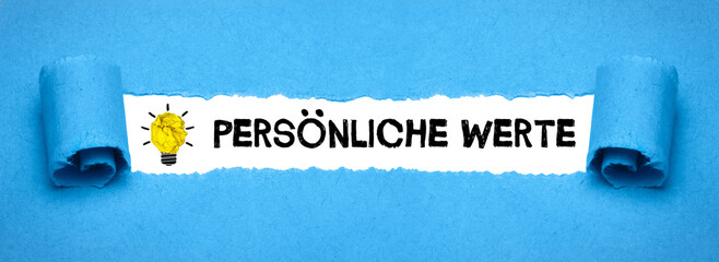 persönliche Werte