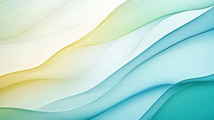 Serene abstract design with soft pastel gradients, subtle textures, flowing curves, and touches of green or light blue, creating a peaceful and tranquil atmosphere, ideal for modern, calming projects.