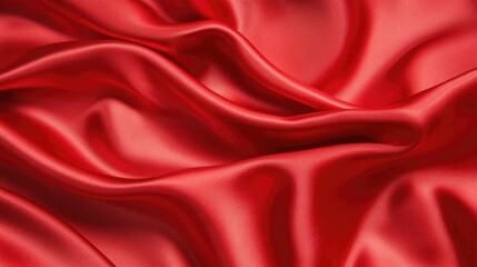 Obraz premium Elegant red background with a silky satin texture and folds