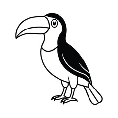 Obraz premium toucan bird on a branch
