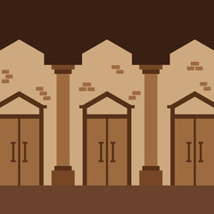 vector illustration of house