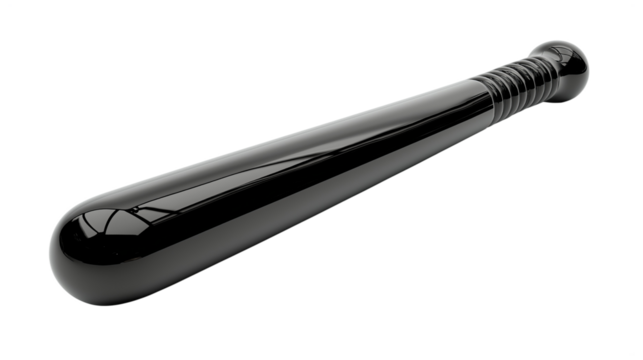 Render of a polished object isolated on transparent background