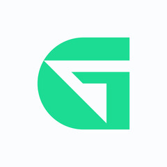 Letter G logo. Icon design. Template elements. Geometric abstract logos