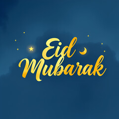 Obraz premium Eid Mubarak, poster, card, Eid UL Fitr