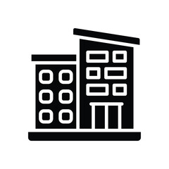 office glyph icon. Strong and solid vector icon for websites, mobile interfaces, presentations, and visual branding. High quality and easy to edit.