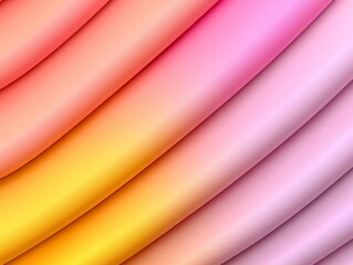 Obraz premium Abstract Gradient Curves Colorful Swirling Design