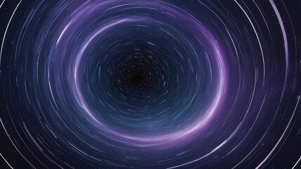 Abstract Cosmic Swirl Night Sky Star Trails Purple Nebula Galactic Vortex