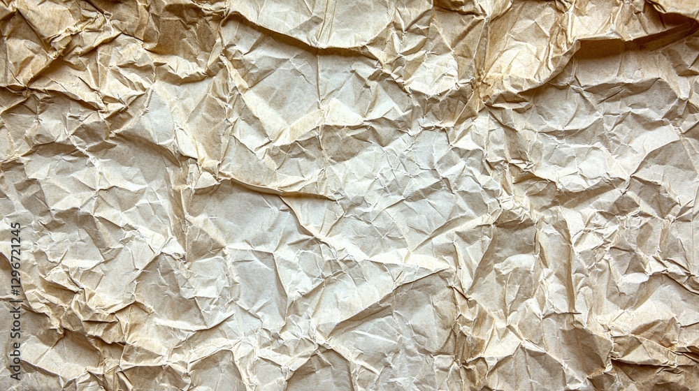 Poster a crumpled piece of paper surrounded by several other crumpled papers creating a disordered scene