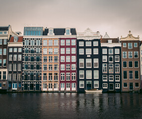 Amsterdam Netherlands City Canal landscape buildings houses