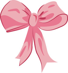pink ribbon bow