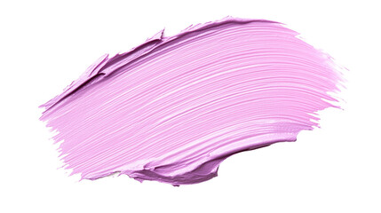 A pink brush stroke isolated on white or transparent background, png clipart, design element. Easy to place on any other background.