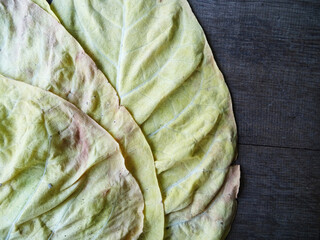 Tobacco leaves are dried in natural conditions and strung on a string for drying.Procurement of raw...