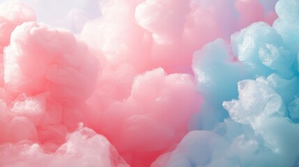 Fototapeta premium A dreamy pink and blue gradient background resembling a cotton candy sky.