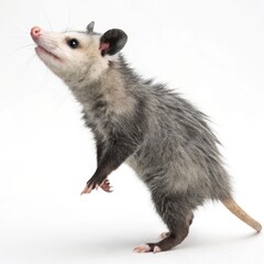 Fototapeta premium possum photo, white background