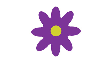 Flower freehand illustration - friendly