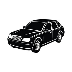 car isolated on white background