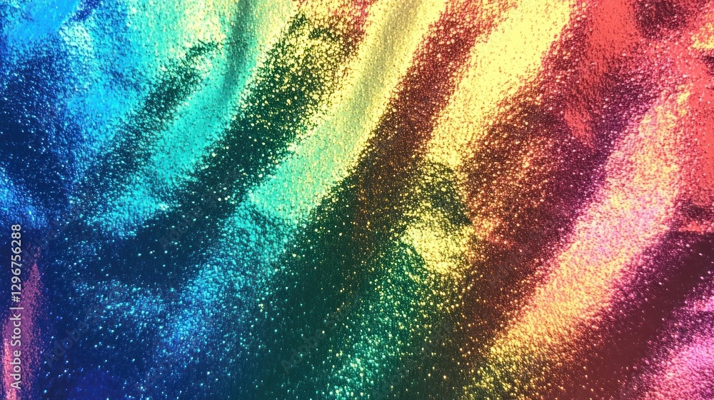 Poster abstract glittering colorful background with holographic effect for creative projects